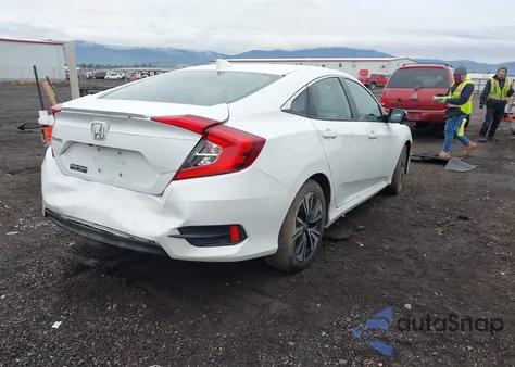 2016 Honda Civic Ex-L from USA, damaged, VIN 2HGFC1F71GH649647